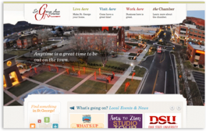 St. George Chamber website by The Computer Connection of Southern Utah